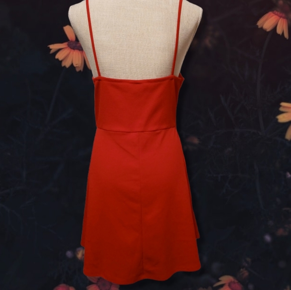 🎀 Soft Knit A line Sexy Red Dress by Wild Fable Sz Lg nwot - Picture 6 of 6
